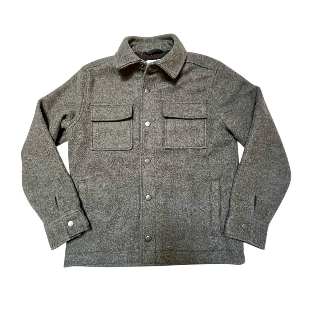 Old Navy Wool Blend Sherpa Dress Coat Shacket Size 10/12